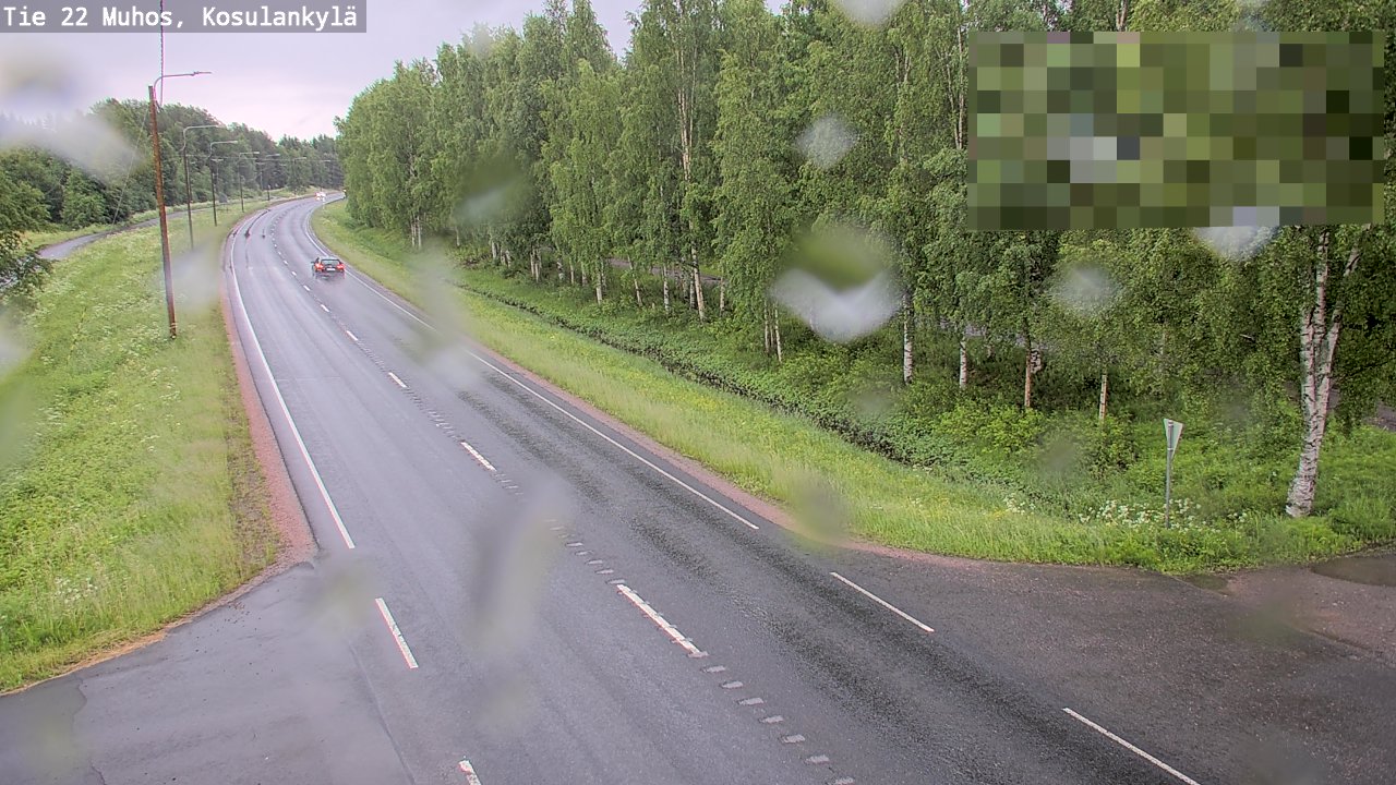 Kelikamerat Kuva Tie 22 Muhos, Kosulankylä, Muhos, Pohjois-Pohjanmaa