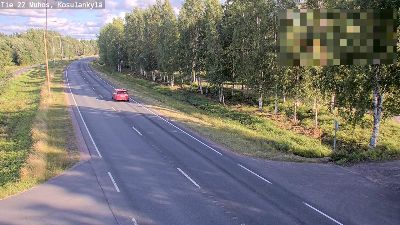 Kelikamerat Kuva Tie 22 Muhos, Kosulankylä, Muhos, Pohjois-Pohjanmaa