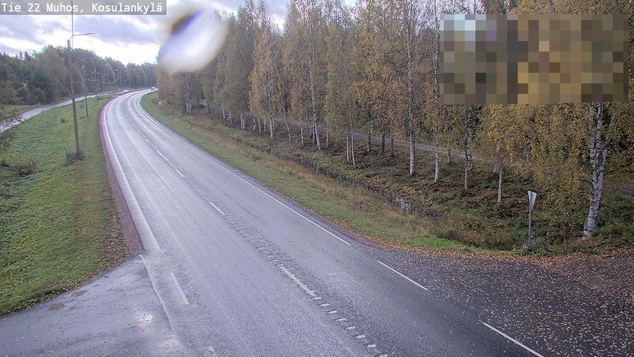 Kelikamerat Kuva Tie 22 Muhos, Kosulankylä, Muhos, Pohjois-Pohjanmaa