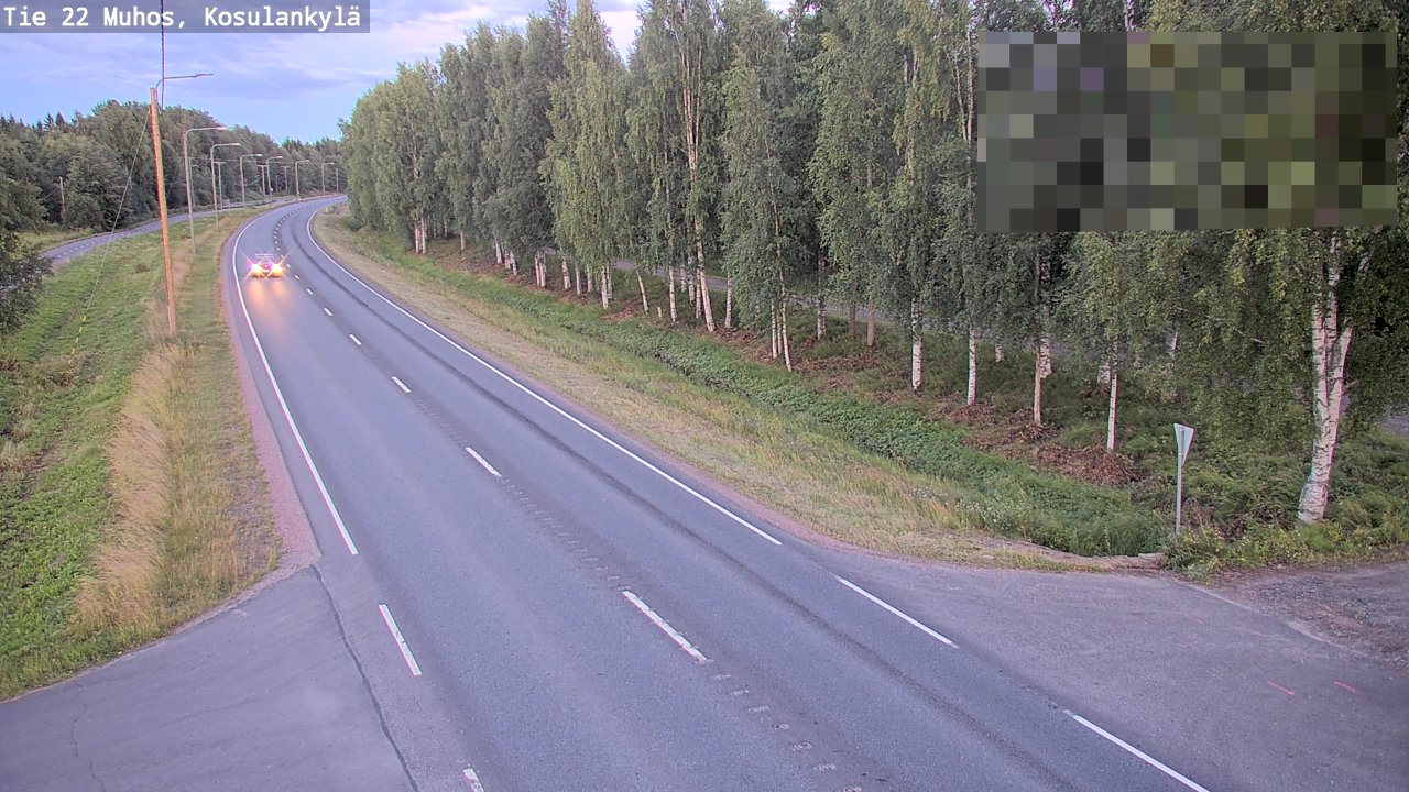 Kelikamerat Kuva Tie 22 Muhos, Kosulankylä, Muhos, Pohjois-Pohjanmaa