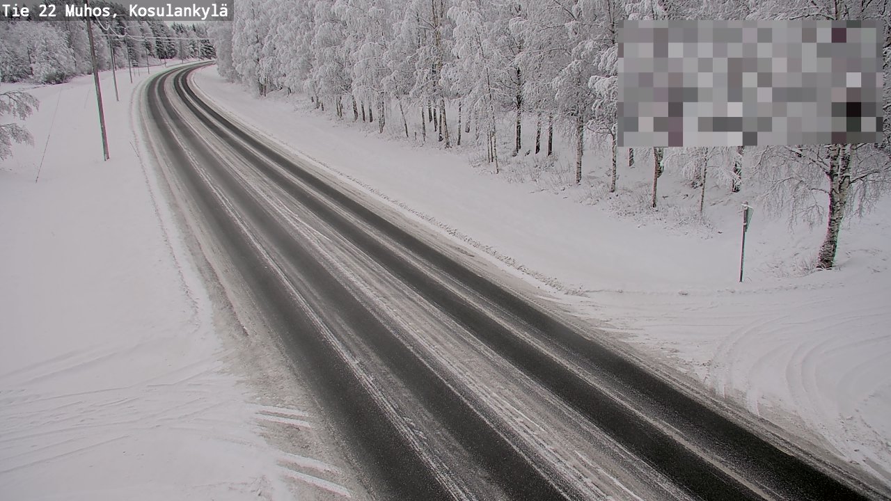 Kelikamerat Kuva Tie 22 Muhos, Kosulankylä, Muhos, Pohjois-Pohjanmaa