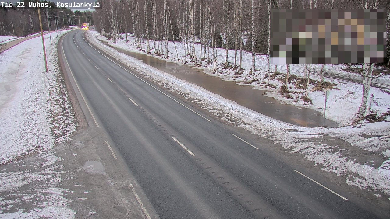 Kelikamerat Kuva Tie 22 Muhos, Kosulankylä, Muhos, Pohjois-Pohjanmaa