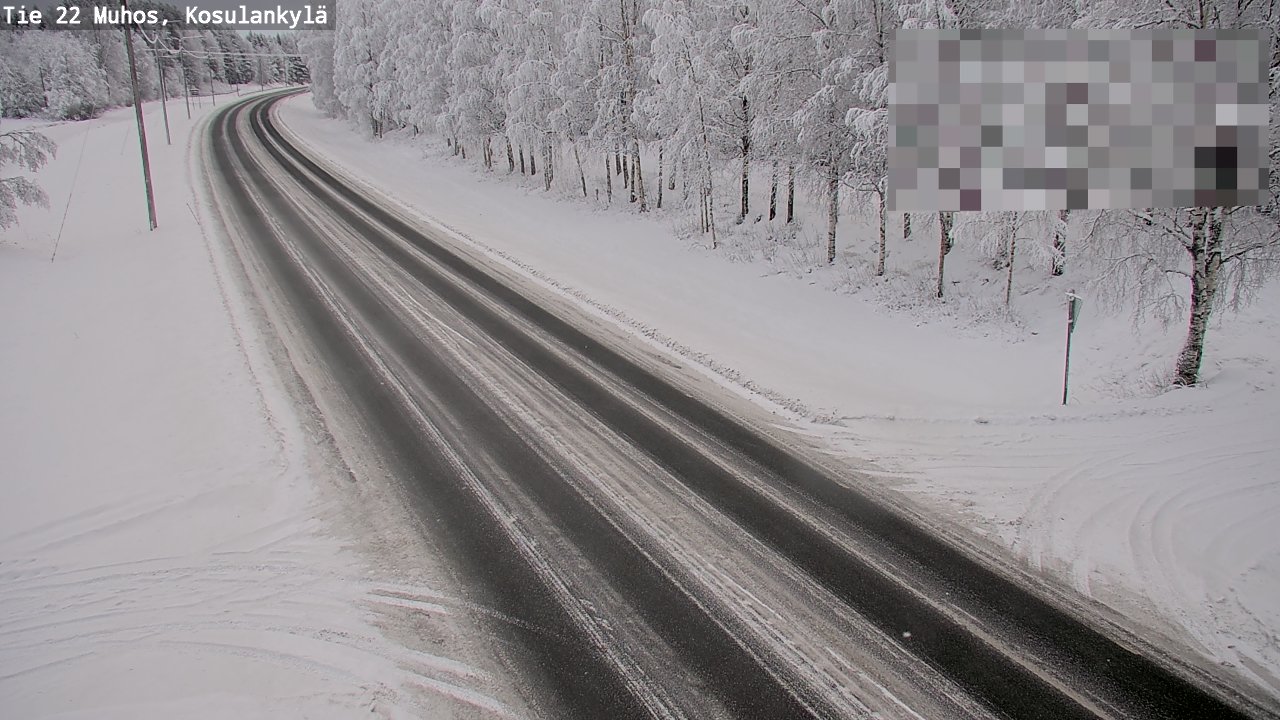 Kelikamerat Kuva Tie 22 Muhos, Kosulankylä, Muhos, Pohjois-Pohjanmaa