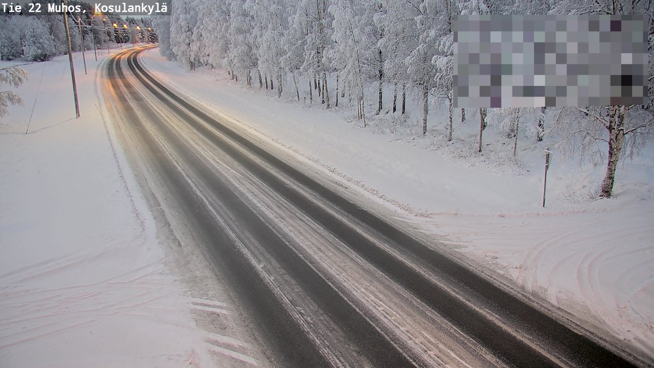 Kelikamerat Kuva Tie 22 Muhos, Kosulankylä, Muhos, Pohjois-Pohjanmaa