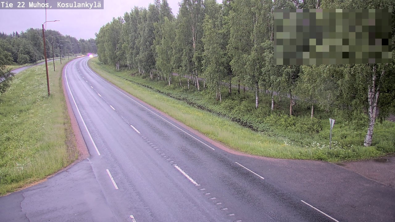 Kelikamerat Kuva Tie 22 Muhos, Kosulankylä, Muhos, Pohjois-Pohjanmaa
