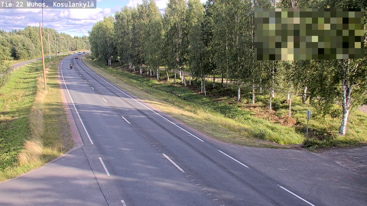Kelikamerat Kuva Tie 22 Muhos, Kosulankylä, Muhos, Pohjois-Pohjanmaa