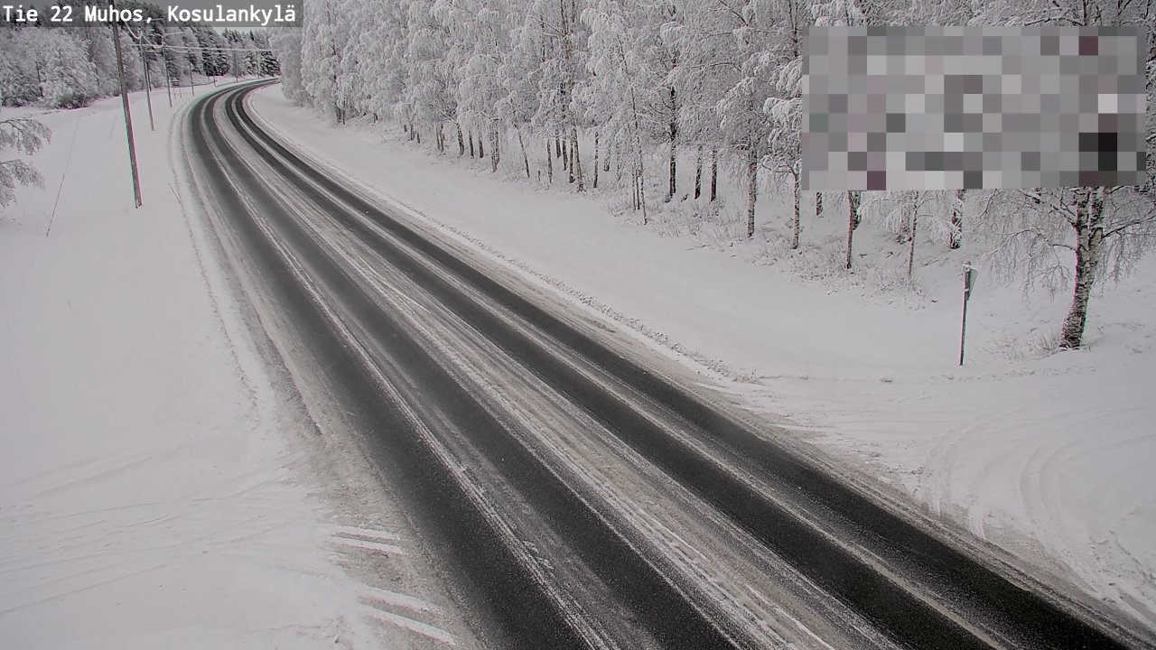 Kelikamerat Kuva Tie 22 Muhos, Kosulankylä, Muhos, Pohjois-Pohjanmaa