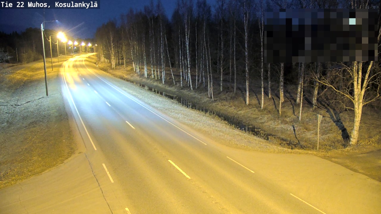 Kelikamerat Kuva Tie 22 Muhos, Kosulankylä, Muhos, Pohjois-Pohjanmaa