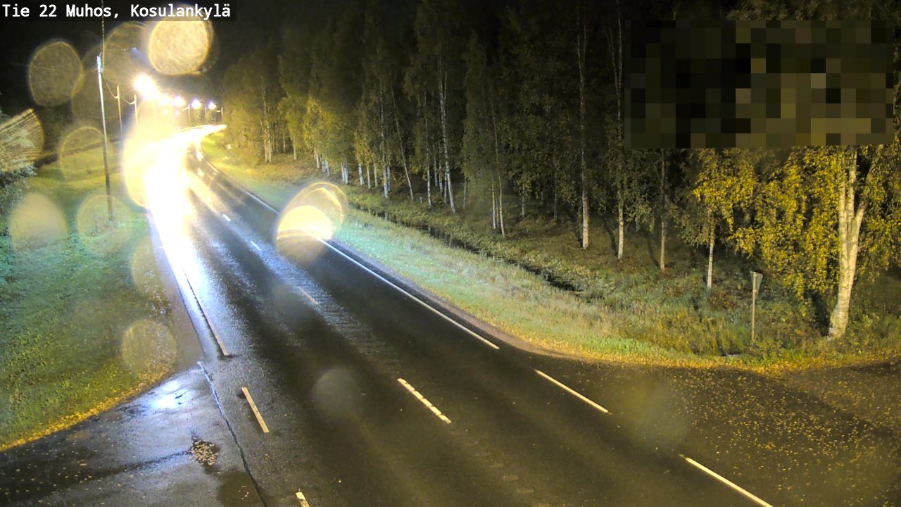 Kelikamerat Kuva Tie 22 Muhos, Kosulankylä, Muhos, Pohjois-Pohjanmaa
