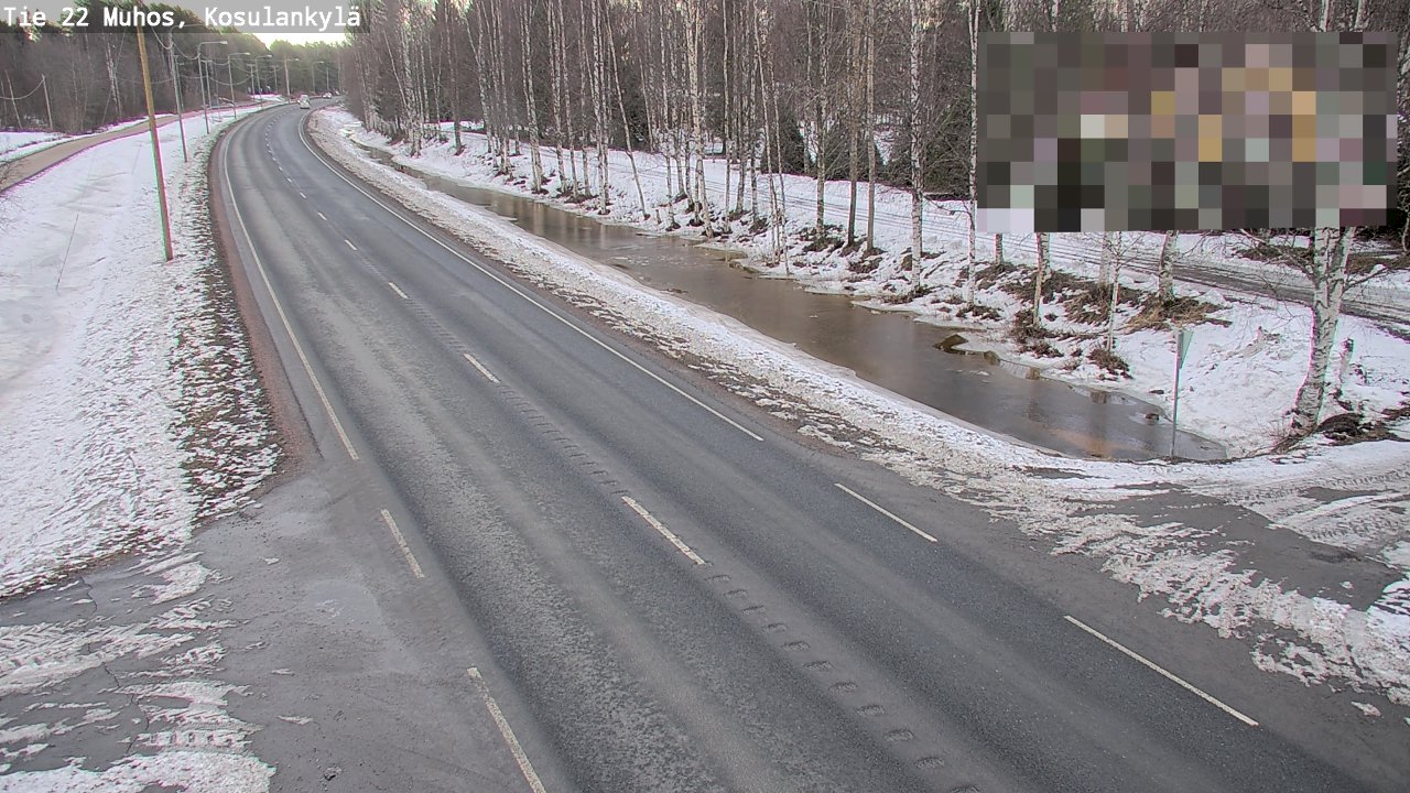 Kelikamerat Kuva Tie 22 Muhos, Kosulankylä, Muhos, Pohjois-Pohjanmaa