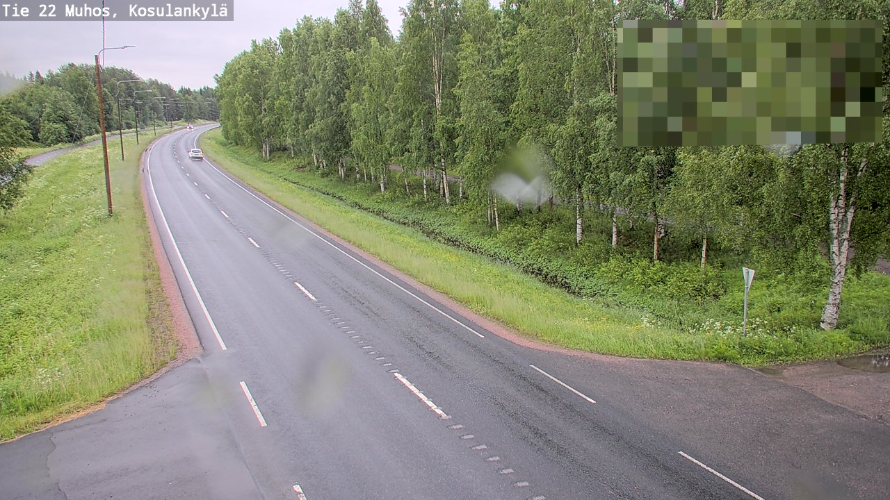 Kelikamerat Kuva Tie 22 Muhos, Kosulankylä, Muhos, Pohjois-Pohjanmaa