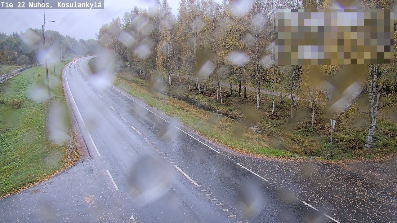 Weather Camera Image Road 22 Muhos, Kosulankylä, Muhos, Pohjois-Pohjanmaa
