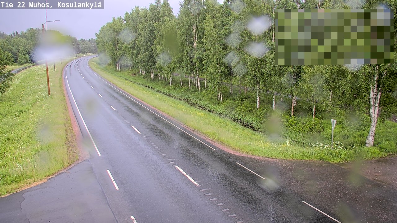 Kelikamerat Kuva Tie 22 Muhos, Kosulankylä, Muhos, Pohjois-Pohjanmaa