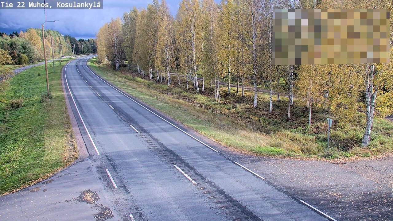 Kelikamerat Kuva Tie 22 Muhos, Kosulankylä, Muhos, Pohjois-Pohjanmaa