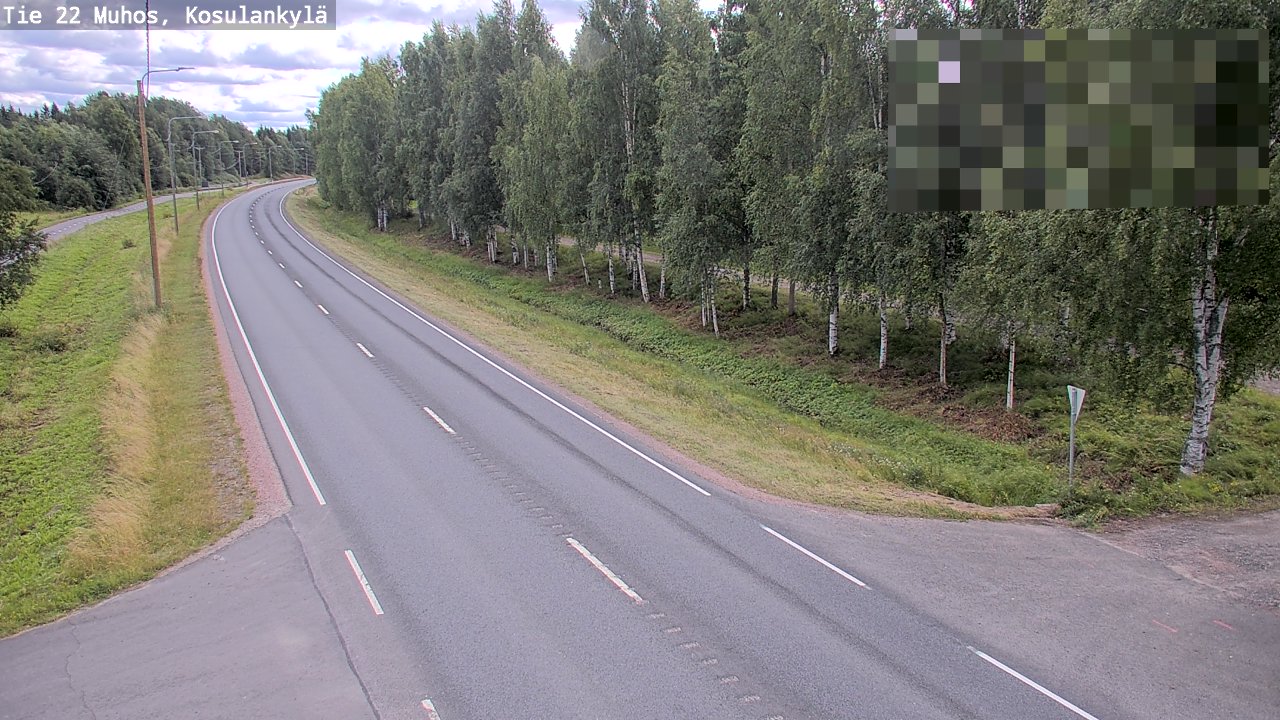 Kelikamerat Kuva Tie 22 Muhos, Kosulankylä, Muhos, Pohjois-Pohjanmaa