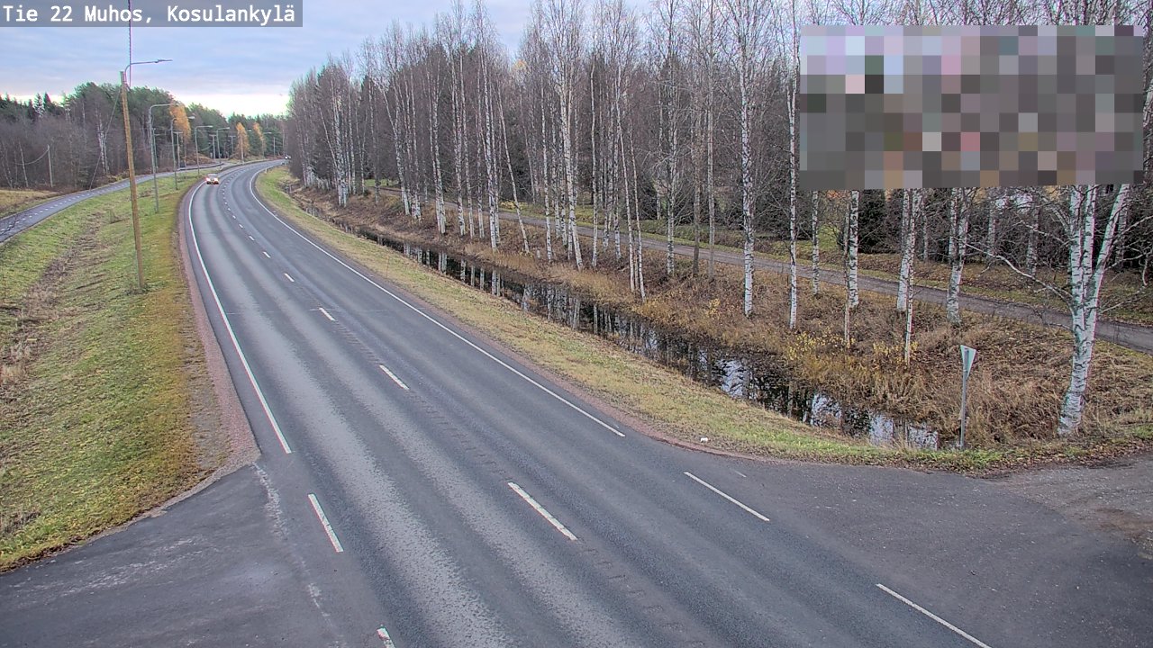 Kelikamerat Kuva Tie 22 Muhos, Kosulankylä, Muhos, Pohjois-Pohjanmaa