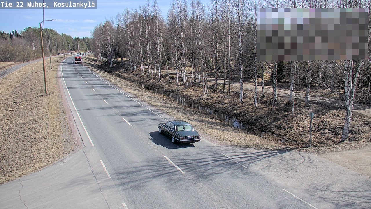 Kelikamerat Kuva Tie 22 Muhos, Kosulankylä, Muhos, Pohjois-Pohjanmaa