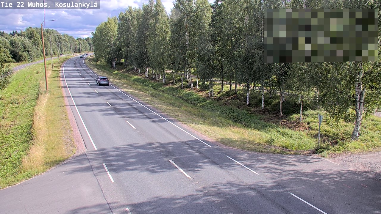 Kelikamerat Kuva Tie 22 Muhos, Kosulankylä, Muhos, Pohjois-Pohjanmaa