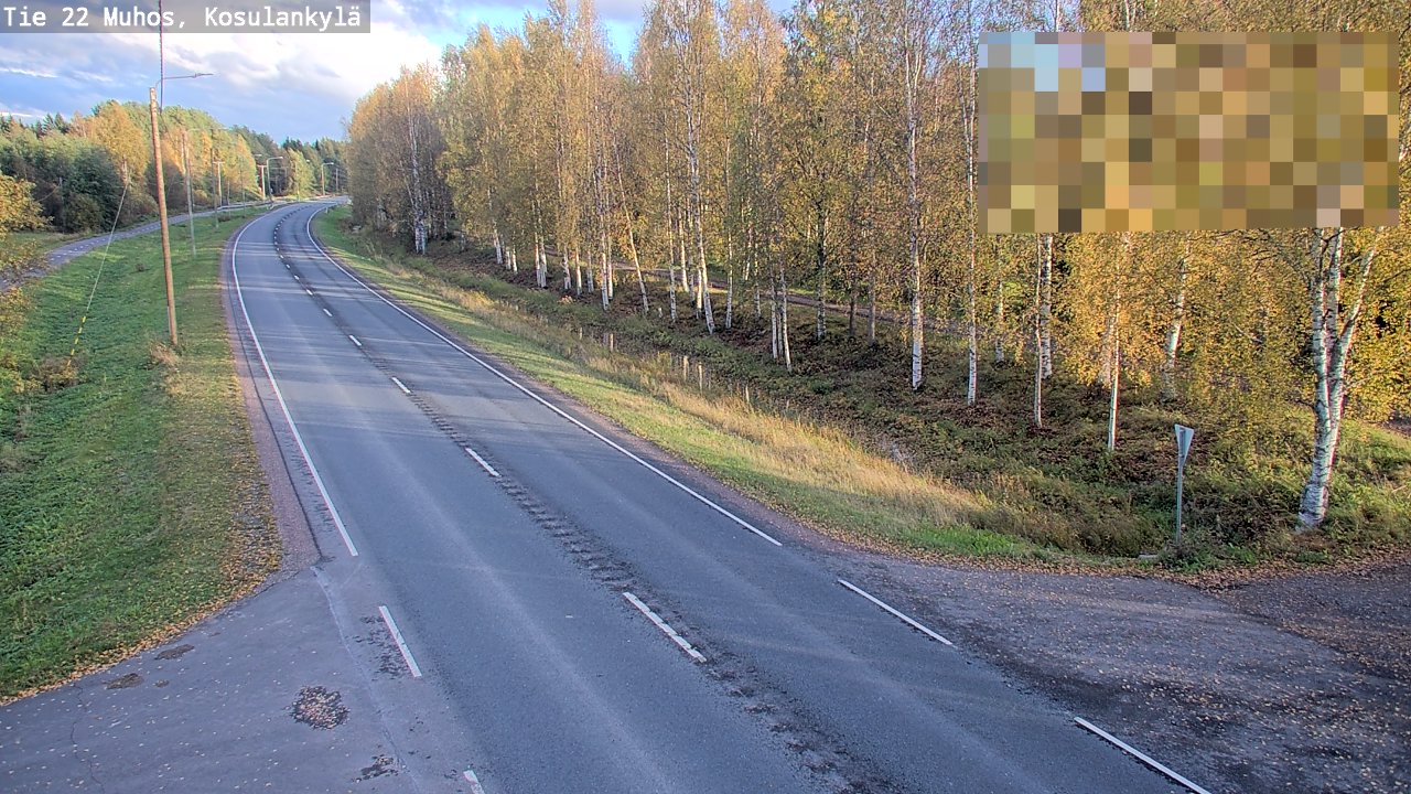 Kelikamerat Kuva Tie 22 Muhos, Kosulankylä, Muhos, Pohjois-Pohjanmaa