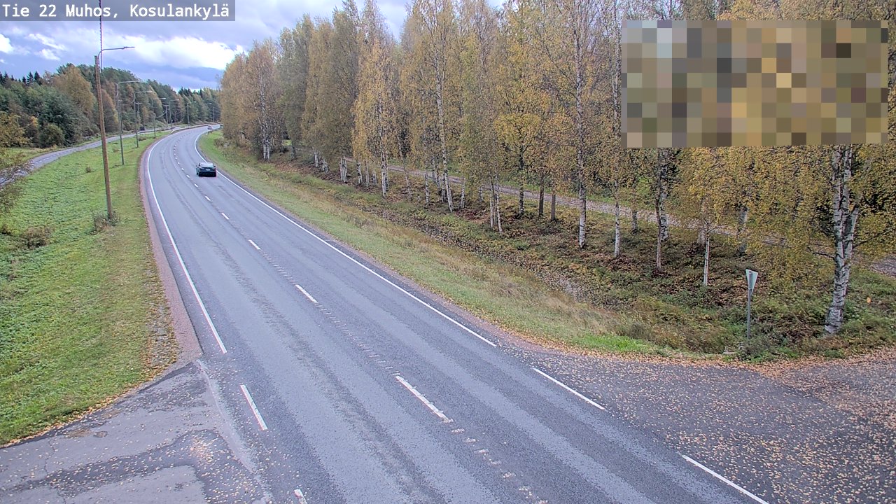 Kelikamerat Kuva Tie 22 Muhos, Kosulankylä, Muhos, Pohjois-Pohjanmaa
