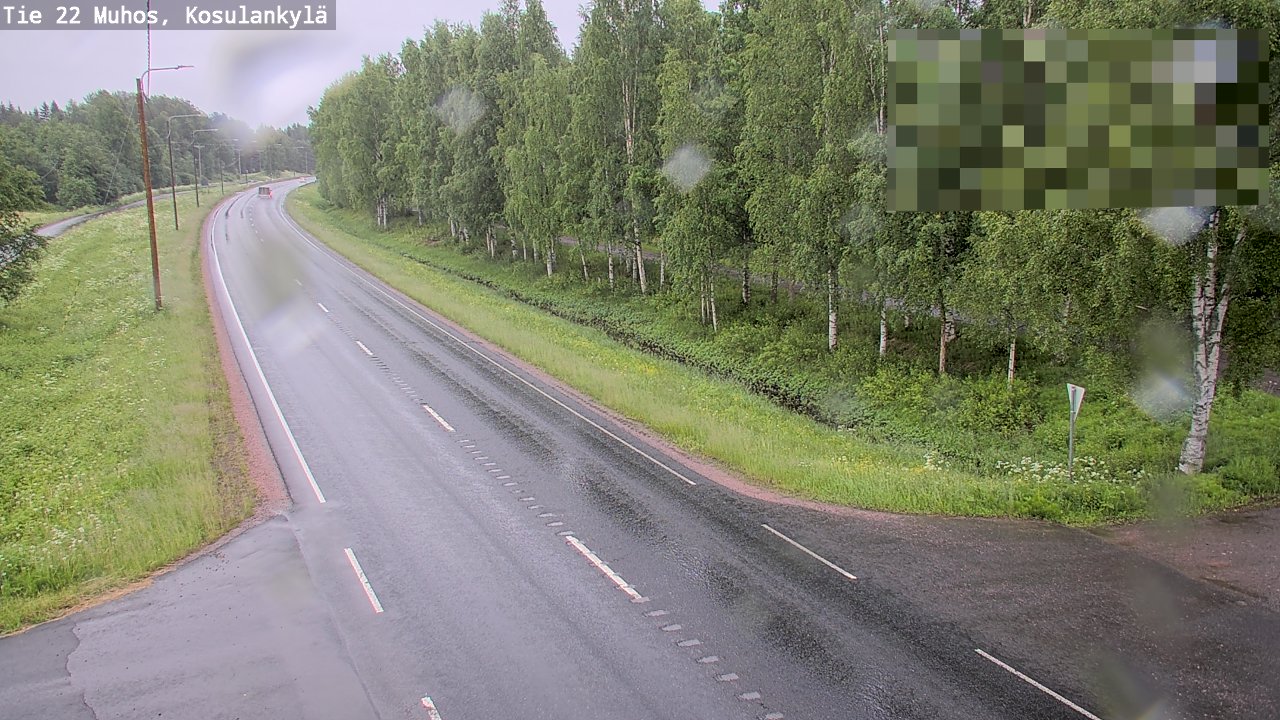 Kelikamerat Kuva Tie 22 Muhos, Kosulankylä, Muhos, Pohjois-Pohjanmaa