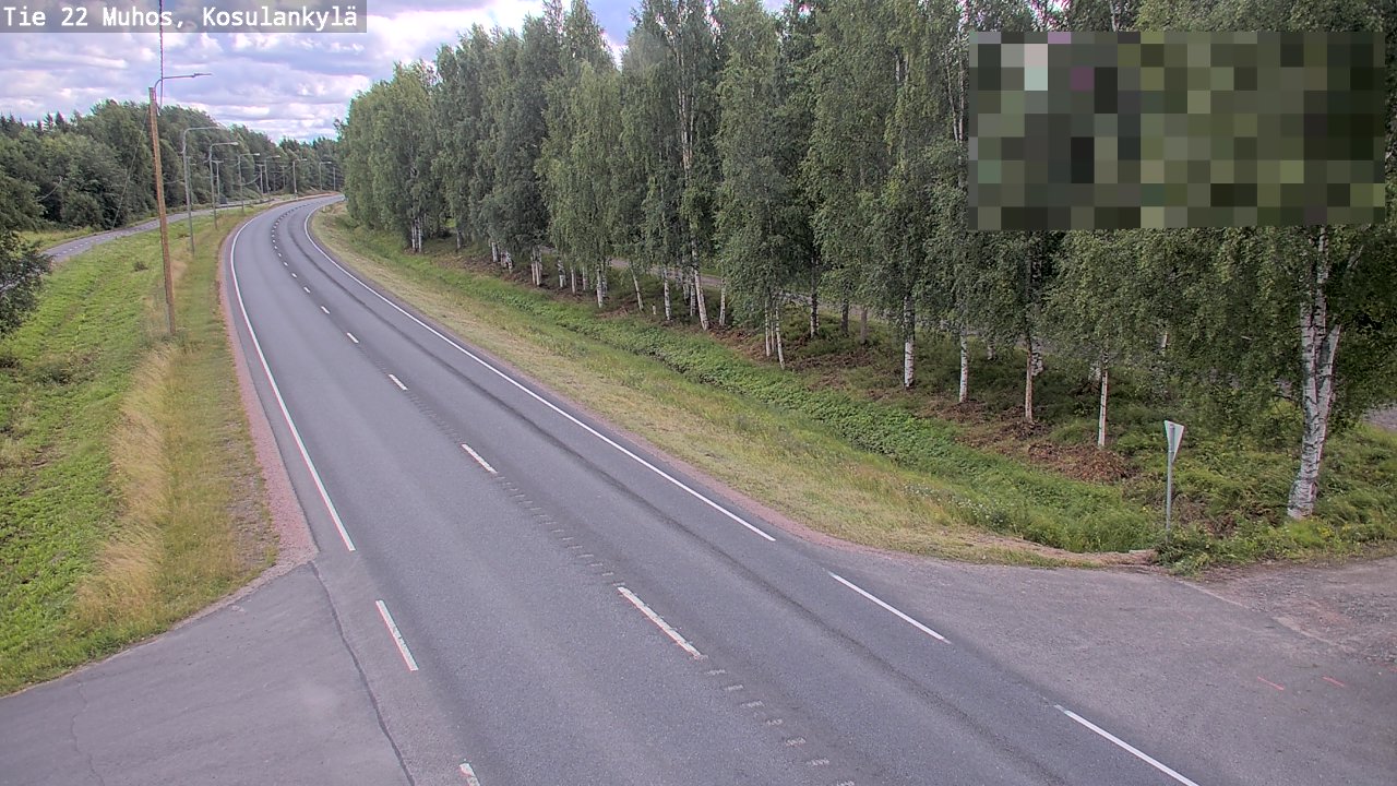 Kelikamerat Kuva Tie 22 Muhos, Kosulankylä, Muhos, Pohjois-Pohjanmaa