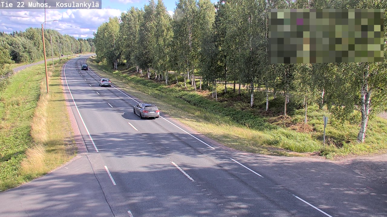 Kelikamerat Kuva Tie 22 Muhos, Kosulankylä, Muhos, Pohjois-Pohjanmaa