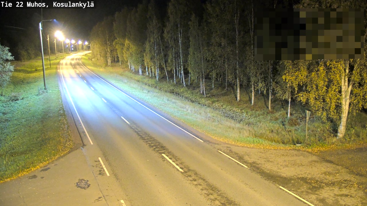 Kelikamerat Kuva Tie 22 Muhos, Kosulankylä, Muhos, Pohjois-Pohjanmaa