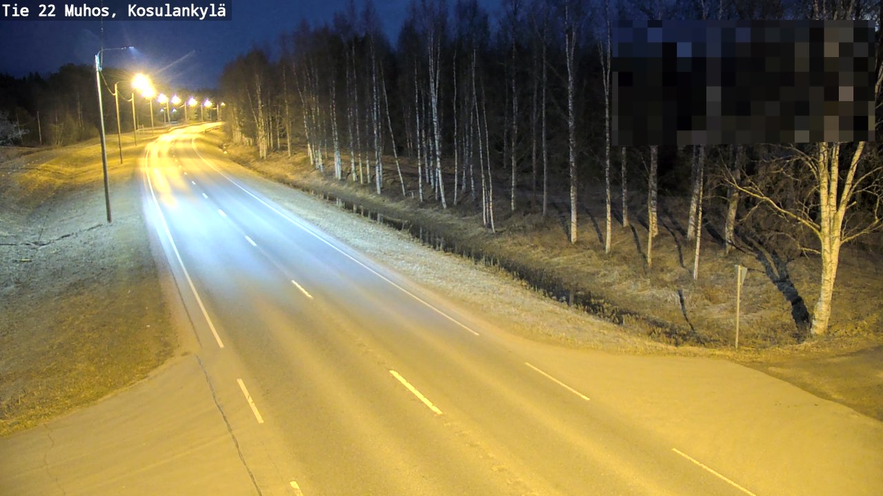 Kelikamerat Kuva Tie 22 Muhos, Kosulankylä, Muhos, Pohjois-Pohjanmaa