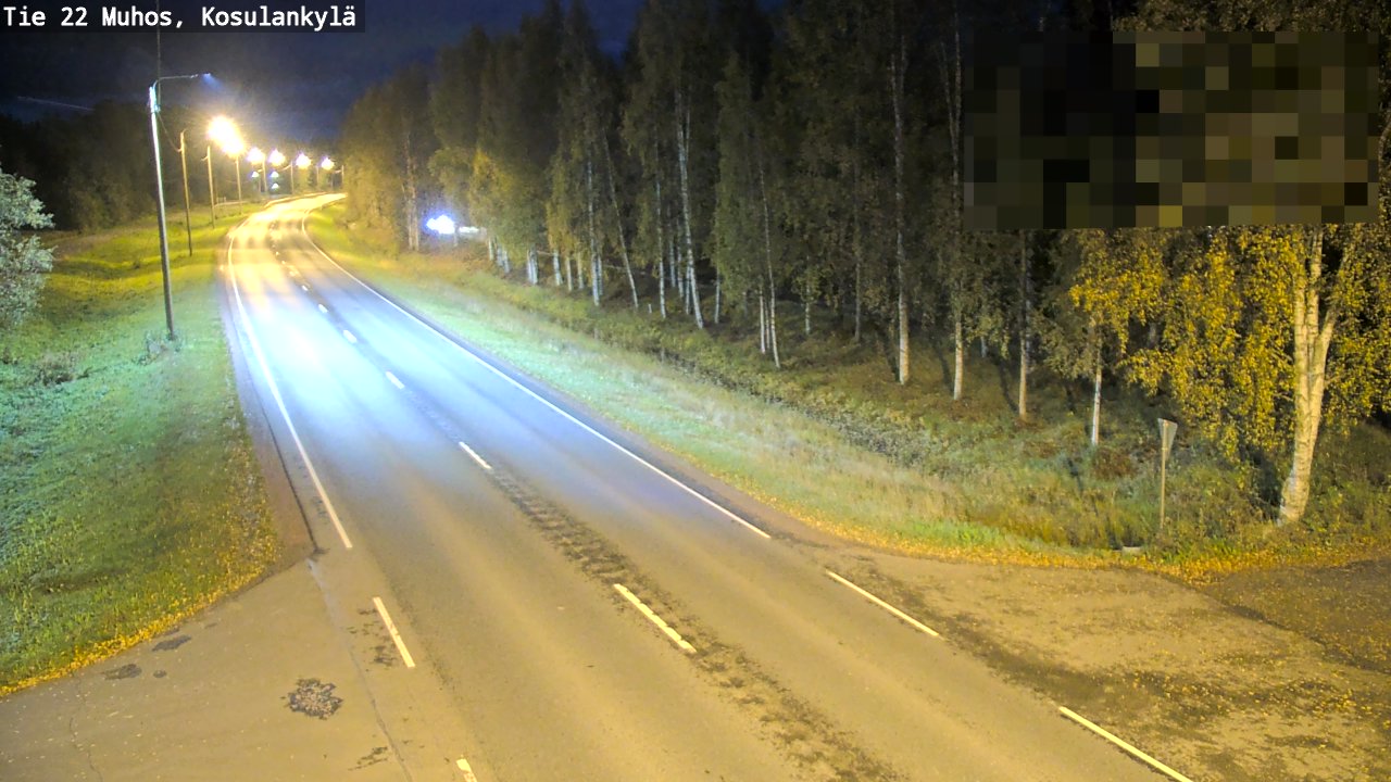 Kelikamerat Kuva Tie 22 Muhos, Kosulankylä, Muhos, Pohjois-Pohjanmaa