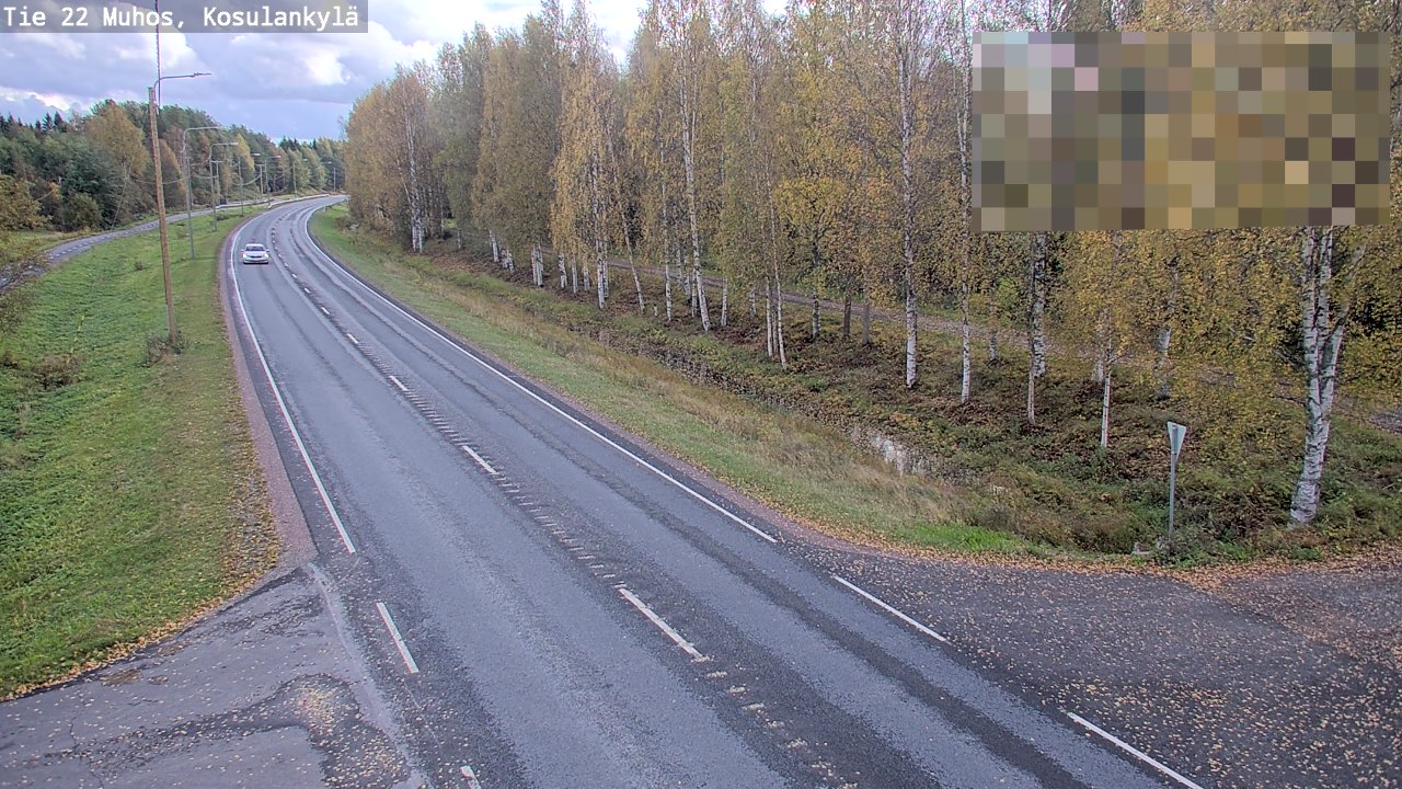 Kelikamerat Kuva Tie 22 Muhos, Kosulankylä, Muhos, Pohjois-Pohjanmaa
