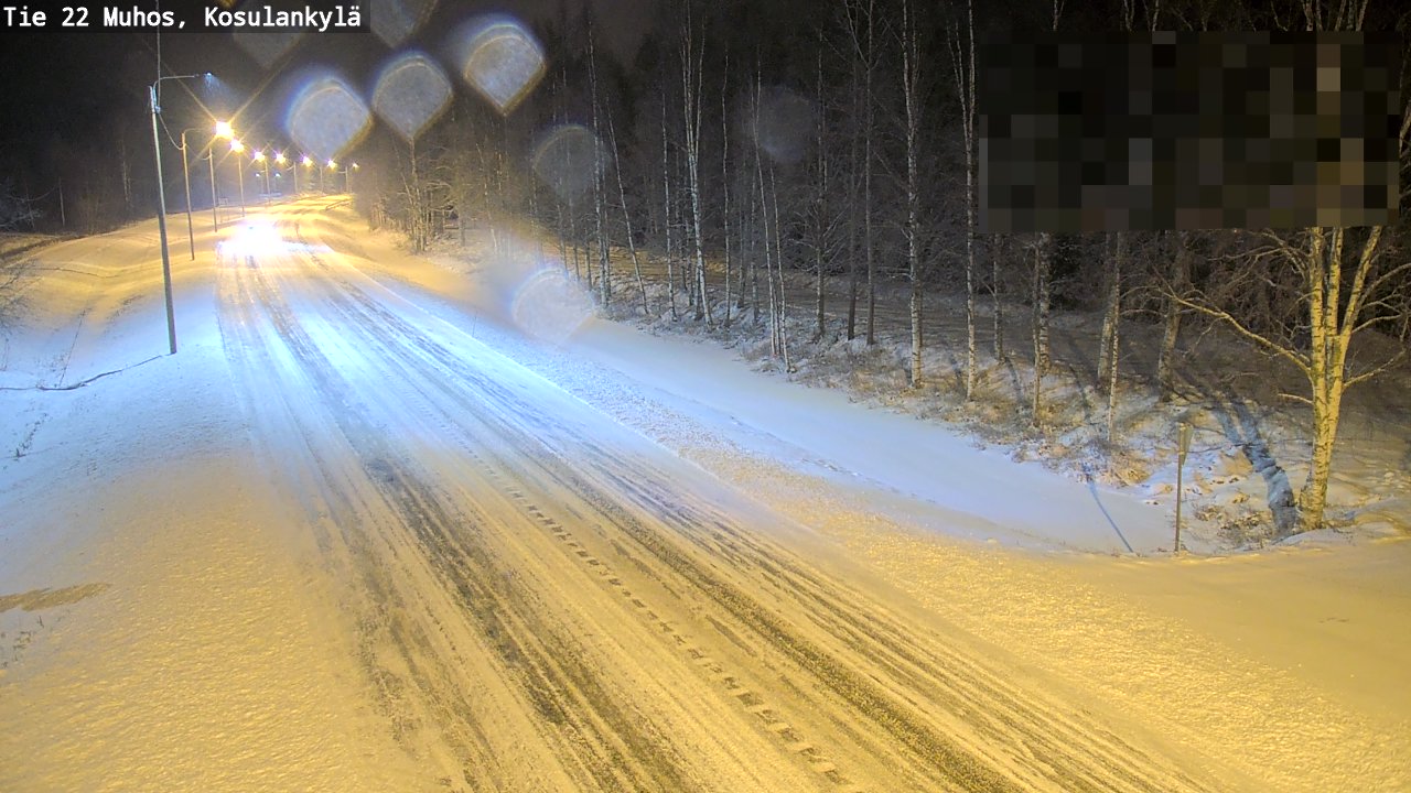 Kelikamerat Kuva Tie 22 Muhos, Kosulankylä, Muhos, Pohjois-Pohjanmaa