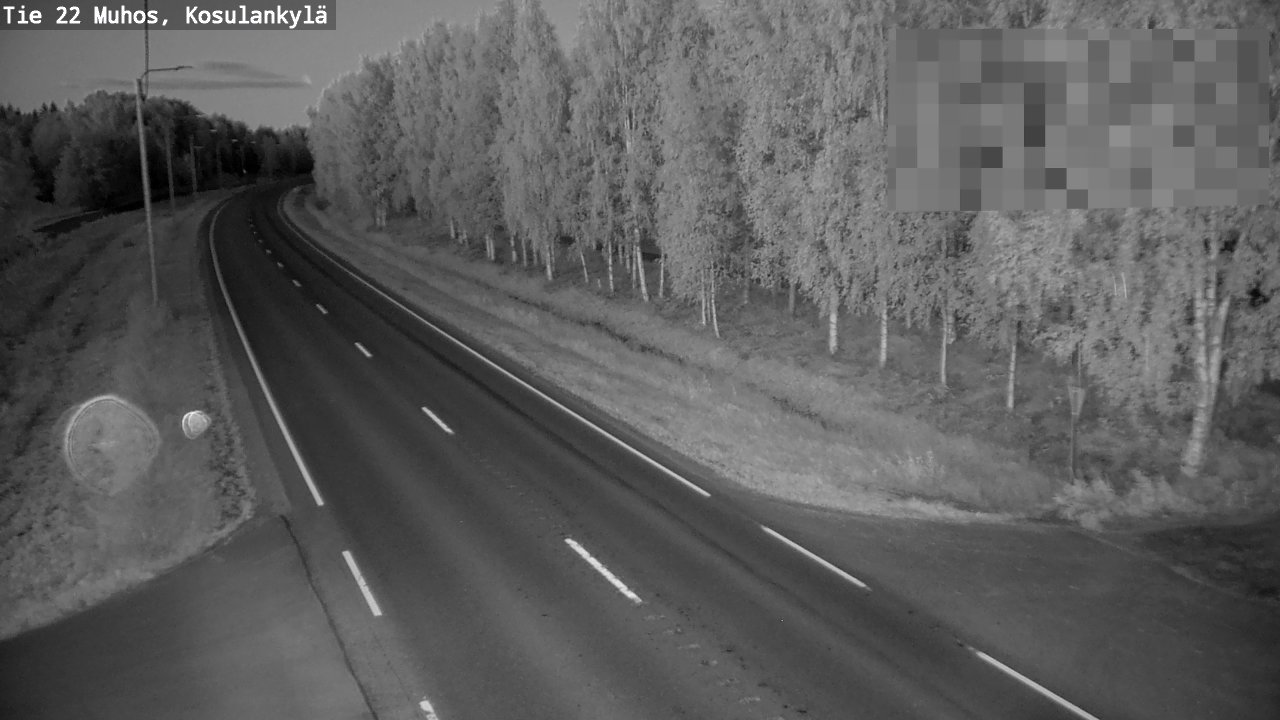 Kelikamerat Kuva Tie 22 Muhos, Kosulankylä, Muhos, Pohjois-Pohjanmaa
