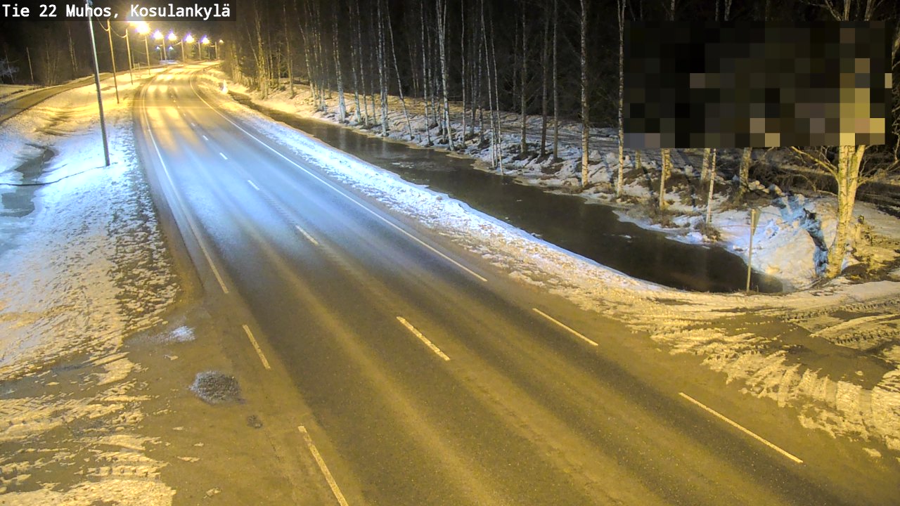 Kelikamerat Kuva Tie 22 Muhos, Kosulankylä, Muhos, Pohjois-Pohjanmaa