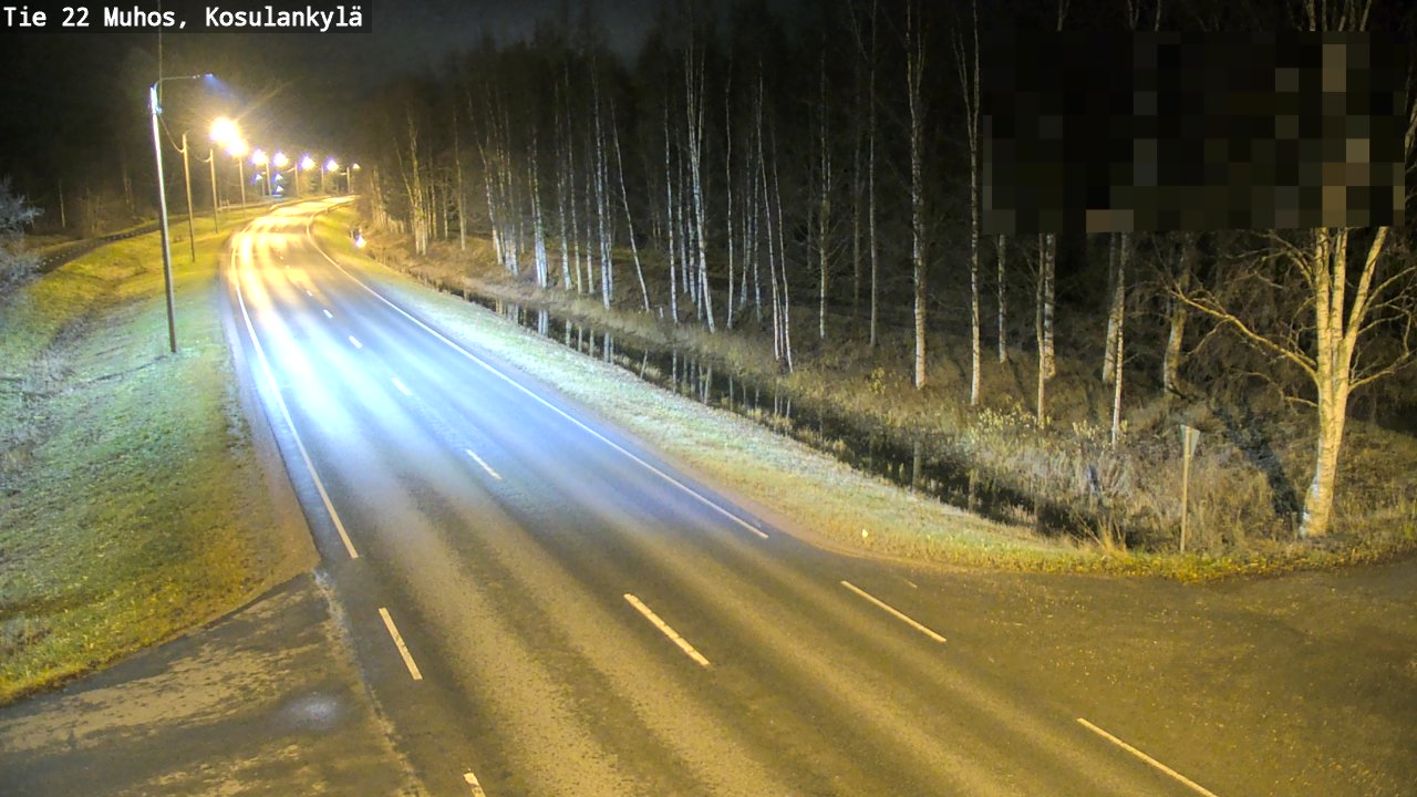 Kelikamerat Kuva Tie 22 Muhos, Kosulankylä, Muhos, Pohjois-Pohjanmaa