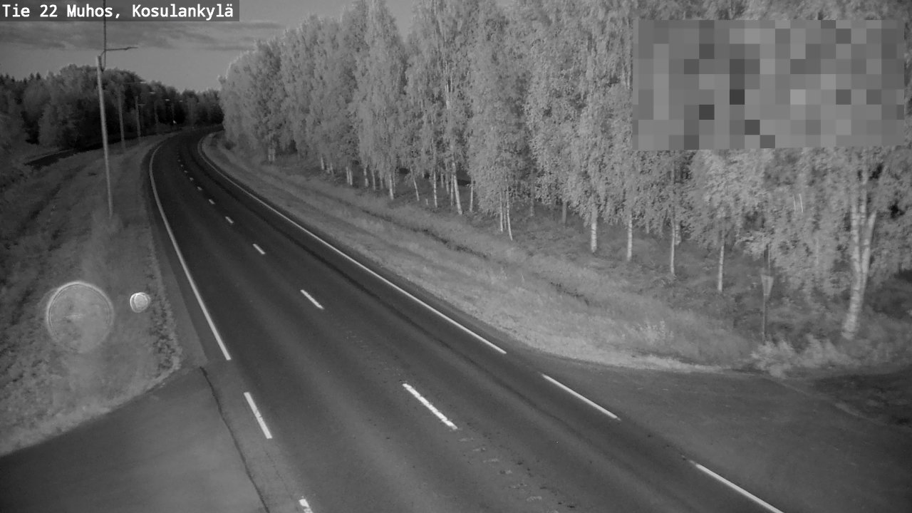 Kelikamerat Kuva Tie 22 Muhos, Kosulankylä, Muhos, Pohjois-Pohjanmaa