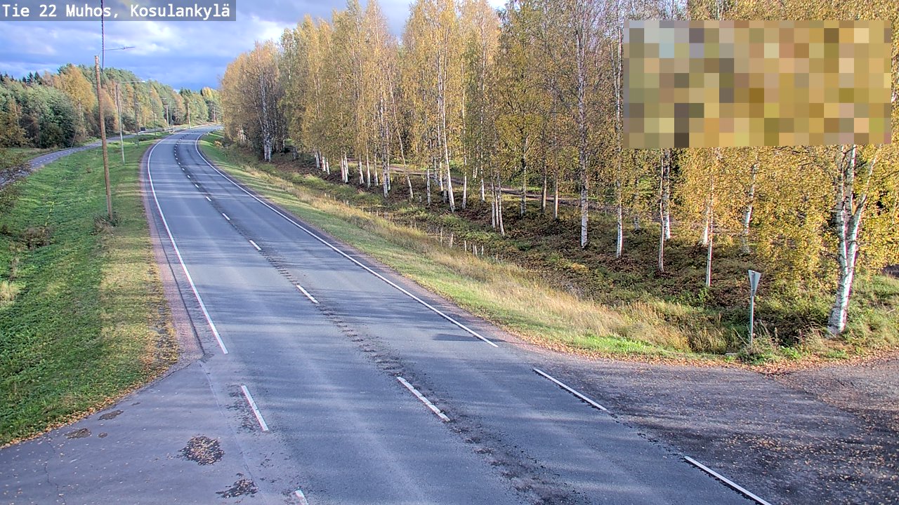 Kelikamerat Kuva Tie 22 Muhos, Kosulankylä, Muhos, Pohjois-Pohjanmaa