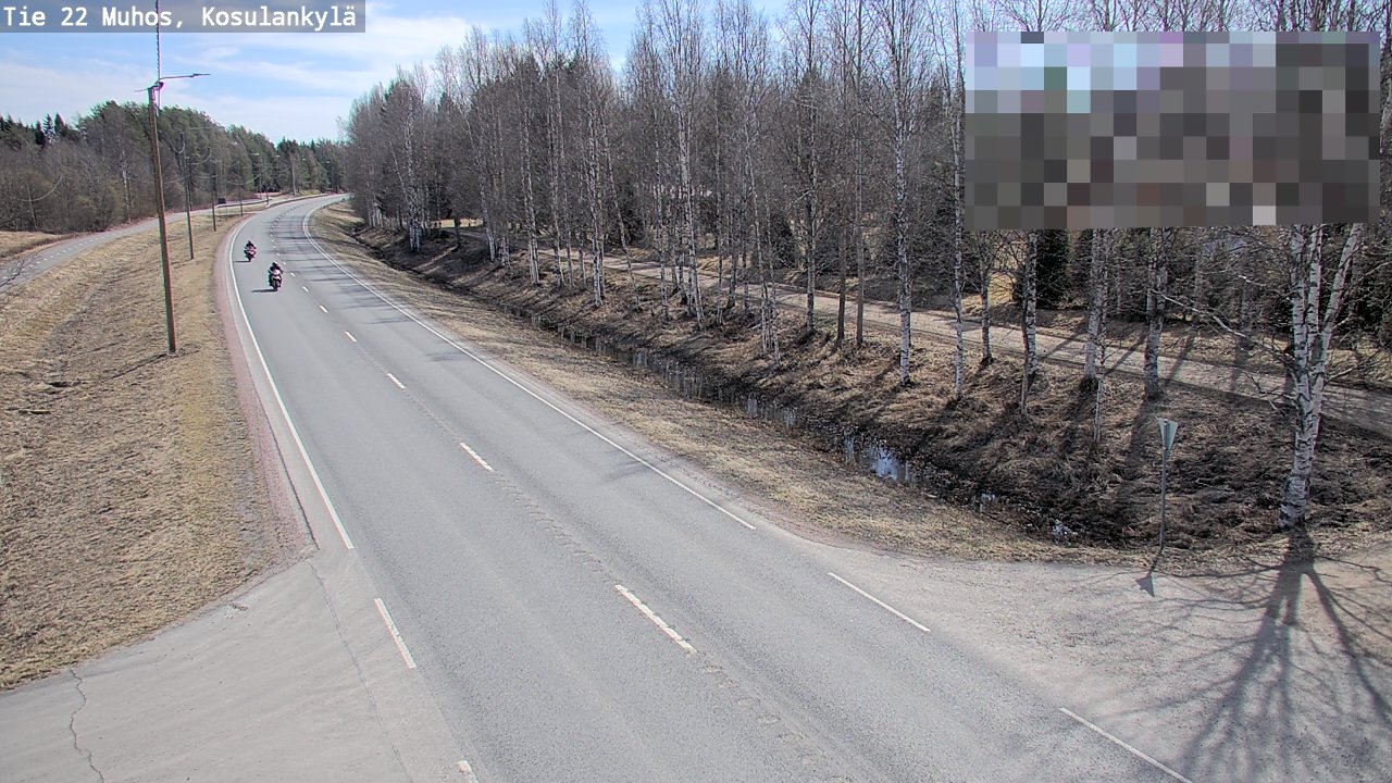 Kelikamerat Kuva Tie 22 Muhos, Kosulankylä, Muhos, Pohjois-Pohjanmaa