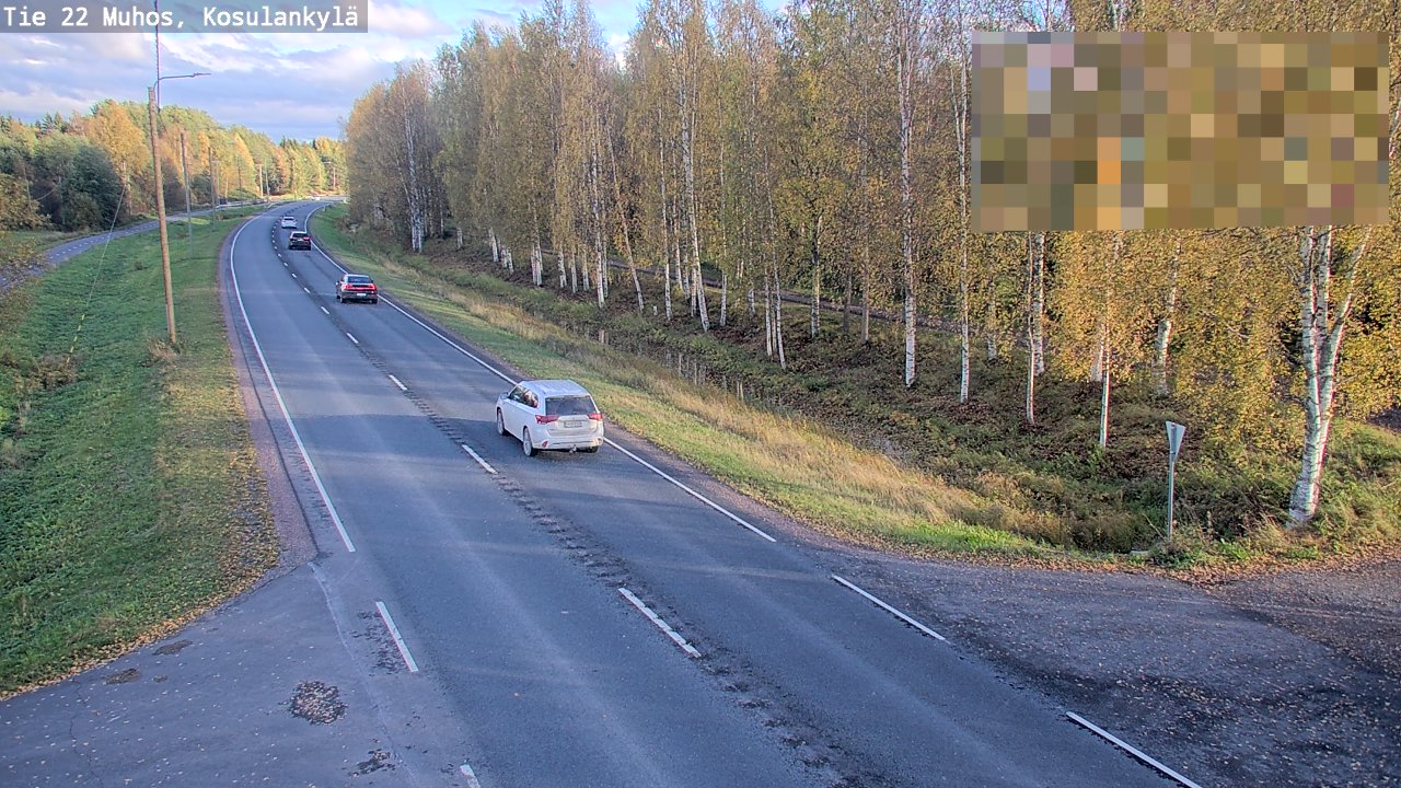 Kelikamerat Kuva Tie 22 Muhos, Kosulankylä, Muhos, Pohjois-Pohjanmaa