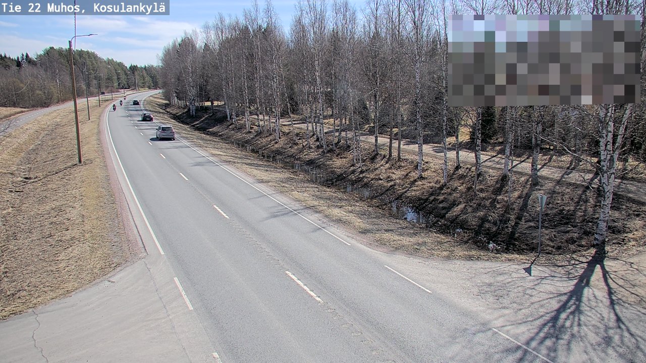 Kelikamerat Kuva Tie 22 Muhos, Kosulankylä, Muhos, Pohjois-Pohjanmaa