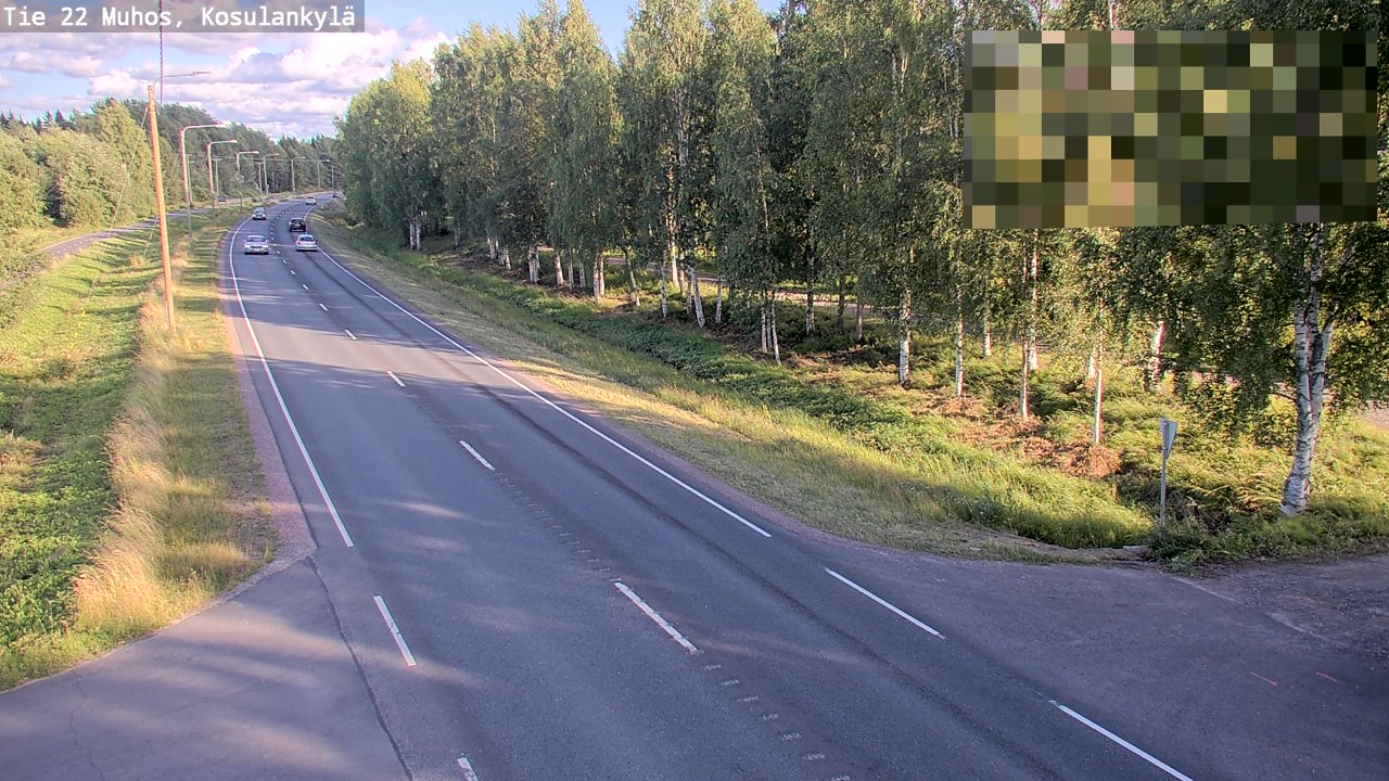 Kelikamerat Kuva Tie 22 Muhos, Kosulankylä, Muhos, Pohjois-Pohjanmaa