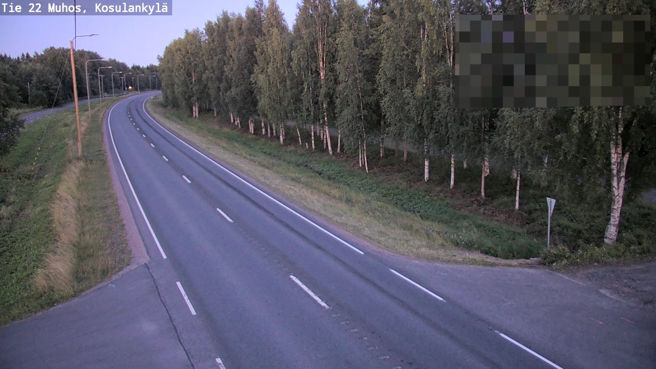Kelikamerat Kuva Tie 22 Muhos, Kosulankylä, Muhos, Pohjois-Pohjanmaa