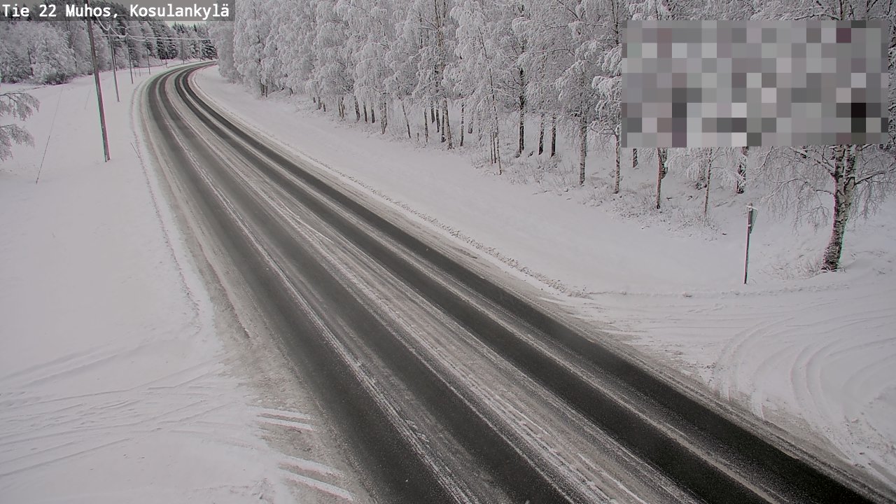 Kelikamerat Kuva Tie 22 Muhos, Kosulankylä, Muhos, Pohjois-Pohjanmaa