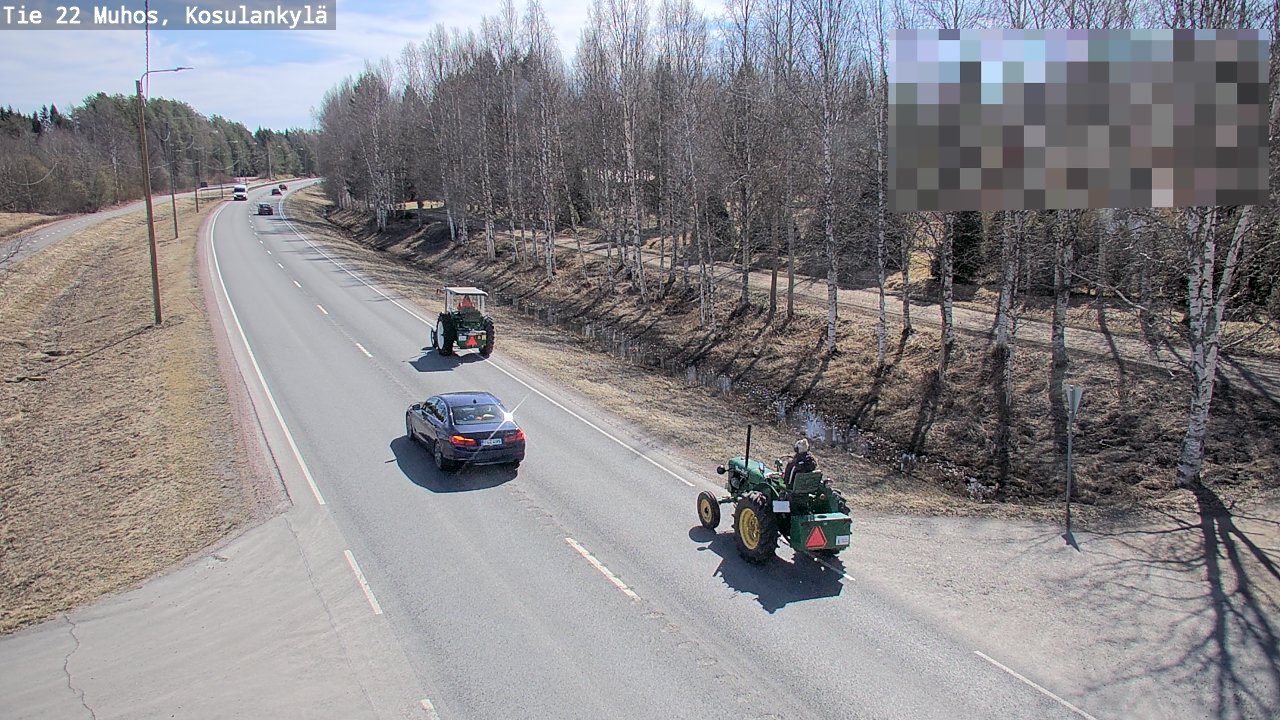 Kelikamerat Kuva Tie 22 Muhos, Kosulankylä, Muhos, Pohjois-Pohjanmaa