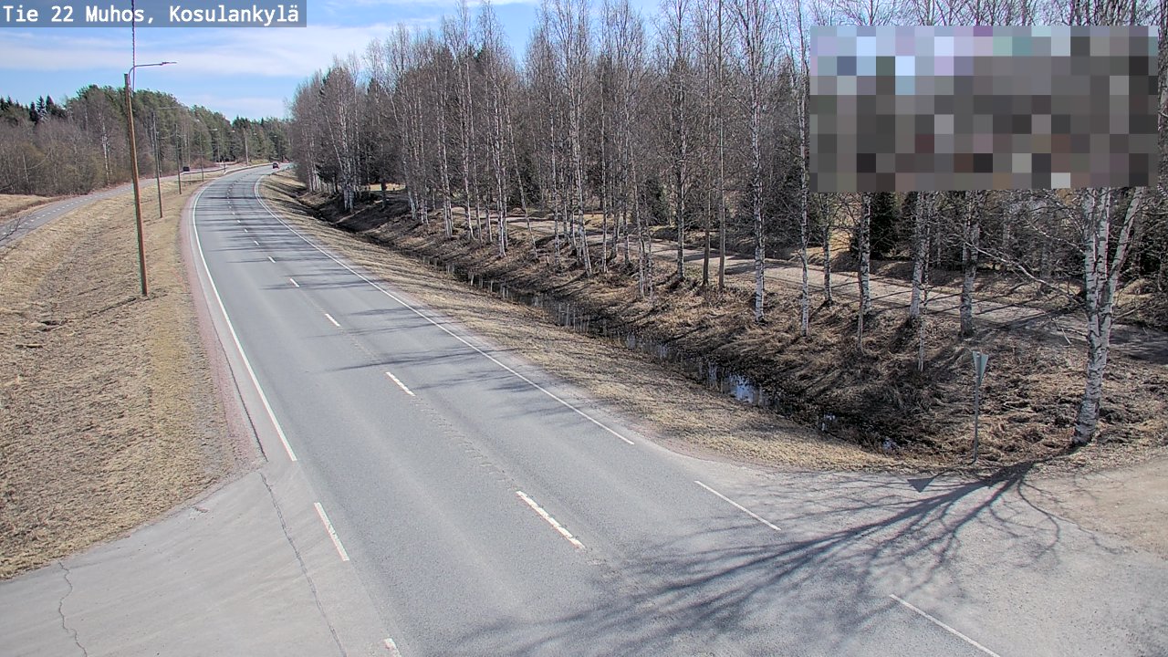 Kelikamerat Kuva Tie 22 Muhos, Kosulankylä, Muhos, Pohjois-Pohjanmaa
