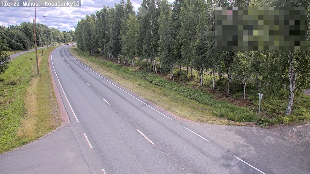 Kelikamerat Kuva Tie 22 Muhos, Kosulankylä, Muhos, Pohjois-Pohjanmaa