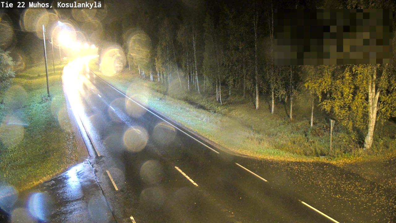 Kelikamerat Kuva Tie 22 Muhos, Kosulankylä, Muhos, Pohjois-Pohjanmaa