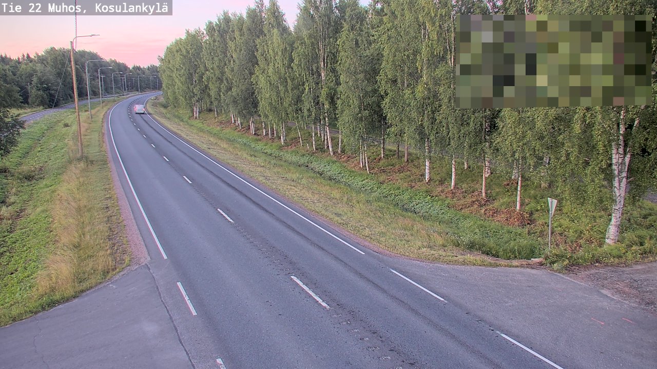 Kelikamerat Kuva Tie 22 Muhos, Kosulankylä, Muhos, Pohjois-Pohjanmaa