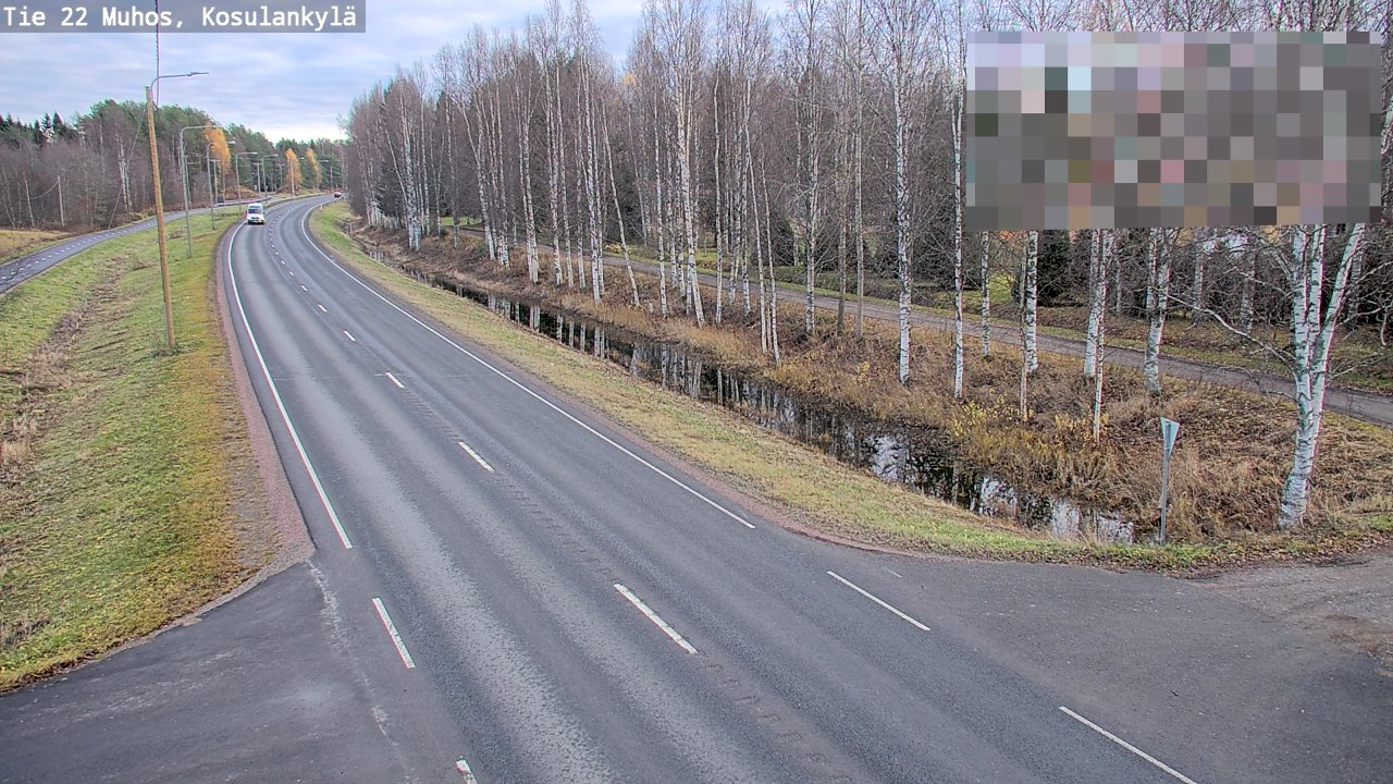 Kelikamerat Kuva Tie 22 Muhos, Kosulankylä, Muhos, Pohjois-Pohjanmaa