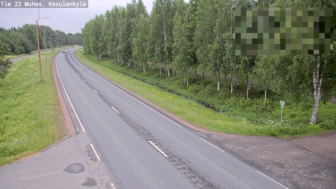 Kelikamerat Kuva Tie 22 Muhos, Kosulankylä, Muhos, Pohjois-Pohjanmaa